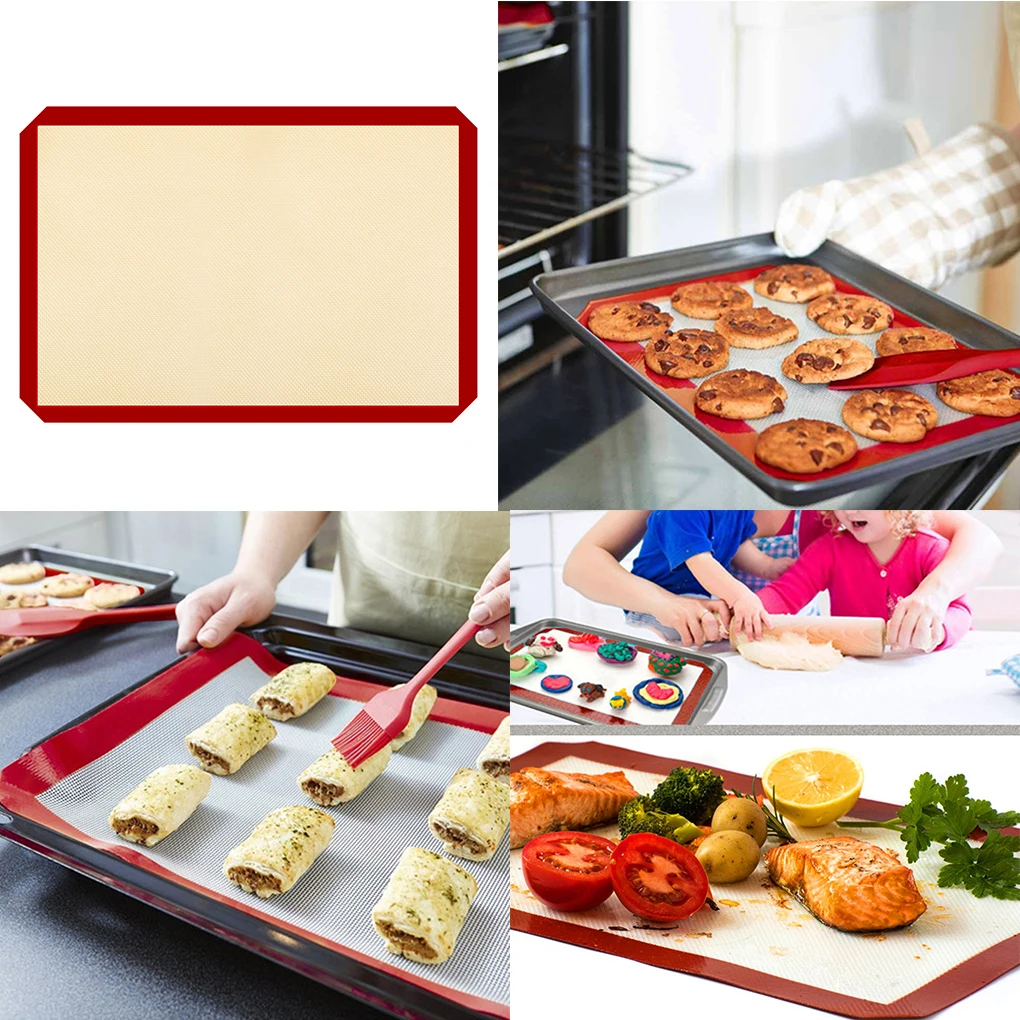 Buy kitchen gadgets Silicone Baking Mat Non Stick Heat