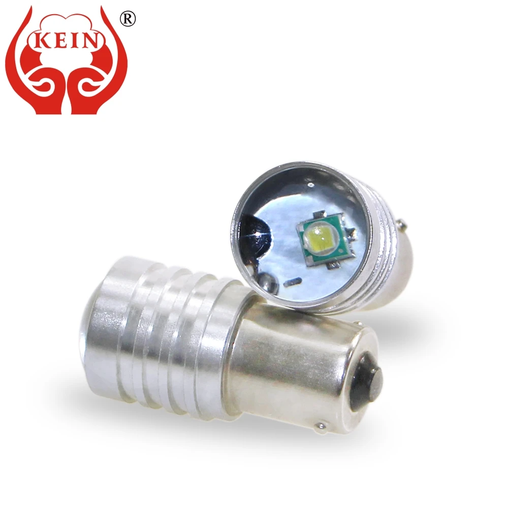 

KEIN 2PCS P21W led 1156 ba15s car Reserve Lights auto back up Rear Backup Lamp HD lens Vehicle 1156 bulbs white 12V car styling