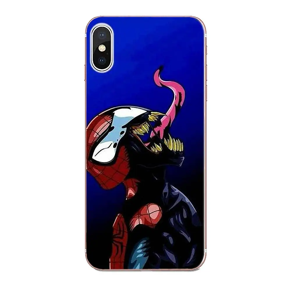 Для Xiaomi Redmi Mi Note 7 8 9 SE Pro Lite Go Play мягкий термополиуретановый ящик для звонков Venom