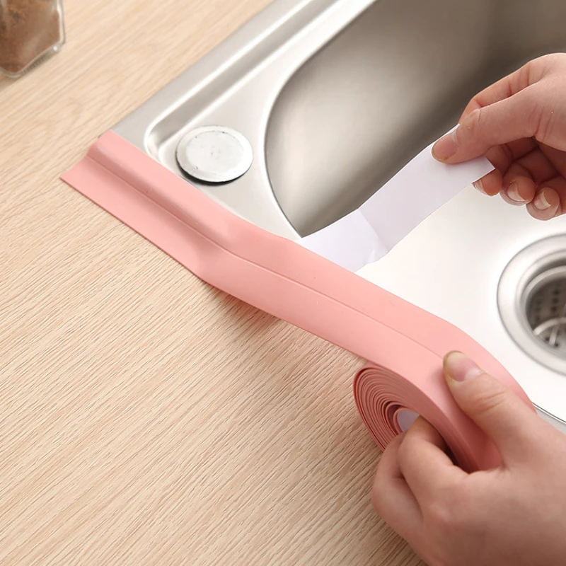 

3.2m Multi-purpose Self-adhesive Strong Color PVC Repair Waterproof Bonding Tape Sealing Sink Bathroom Wall Corner Sticker Tapes