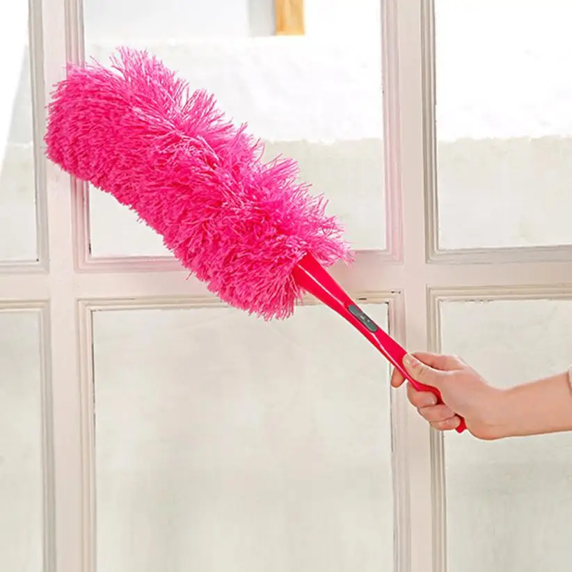 

High quality Magic Soft Microfiber Multi-functional Cleaning Duster Dust Cleaner Handle Feather Static Anti drop shipping