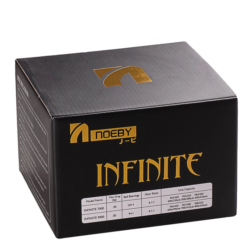 Катушка для спиннинга NOEBY INFINITE 7000/9000 4 1: 1|spinning reel|fishing reelcarrete pesca |