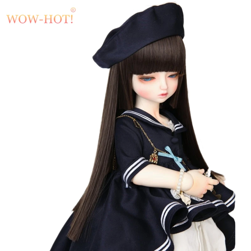 WOWHOT 1/4 Bjd SD парики для кукол высокотемпературный провод длинные прямые