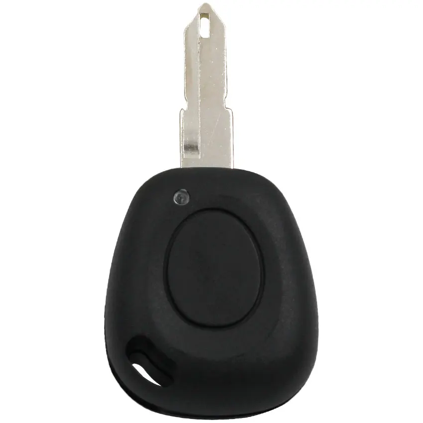 SALE! 1 Button Replacement Shell Remote Key Case Fob Blank for Renault Clio II Clio Symbol Kangoo NE73 OR VA2 uncut blade - Цвет: Серый