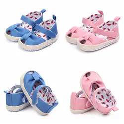 От 0 до 18 месяцев; Летние прогулочные туфли для маленьких девочек; обувь на мягкой подошве; нескользящая обувь; Лидер продаж; обувь принцессы