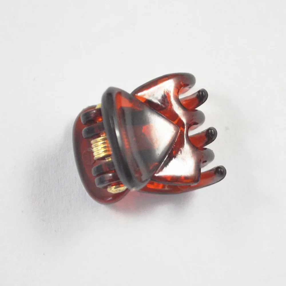 12 Pcs Brown Plastic Mini Hairpin 6 Claws Hair Clip Clamp for Ladies 12 Pcs Brown Plastic Mini Hairpin 6 Claws Hair Clip Clamp for Ladies