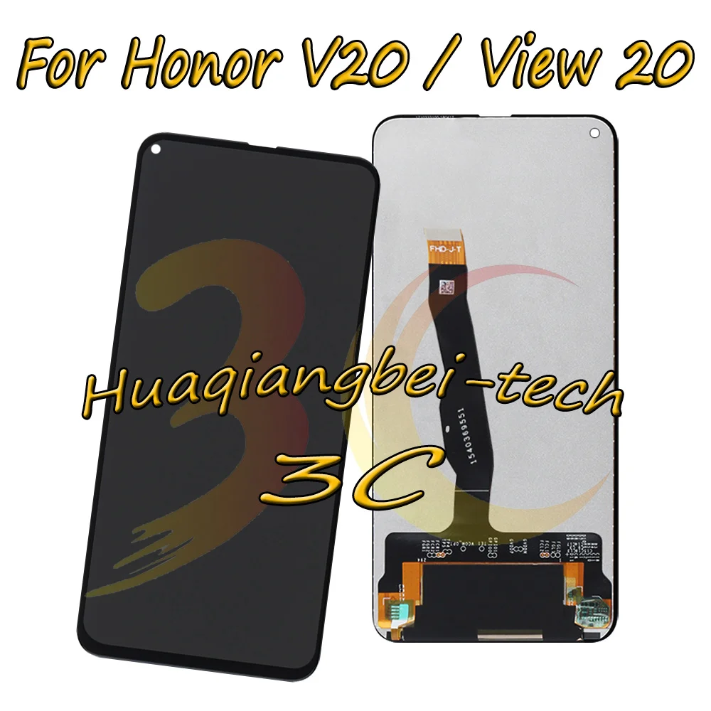 6,4 ''AA+ качество для huawei Honor V20 PCT-AL10 ЖК-дисплей с сенсорным экраном дигитайзер в сборе с рамкой для Honor View 20 PCT-L29