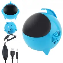 5 Вт люминесцентные мини USB 2,0 колонки с 3,5 мм стерео разъем и Питание от USB для ПК/ноутбука/смартфона