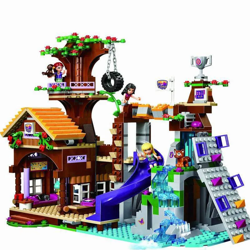 

10497 Building Bricks Compatible with Friends Blocks Adventure Camp Tree House Emma Mia Figure Toys For Children