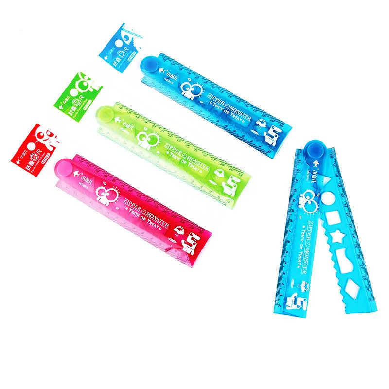 Folding soft ruler personality creative convenient cute drawing learning plastic | Канцтовары для офиса и дома