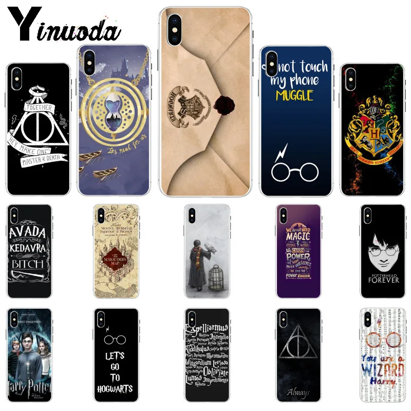 

Yinuoda Phone Case Harry Potter Avada Design Coque Shell Phone Case for iPhone 8 7 6 6S Plus 5 5S SE XR X XS MAX Coque Shell