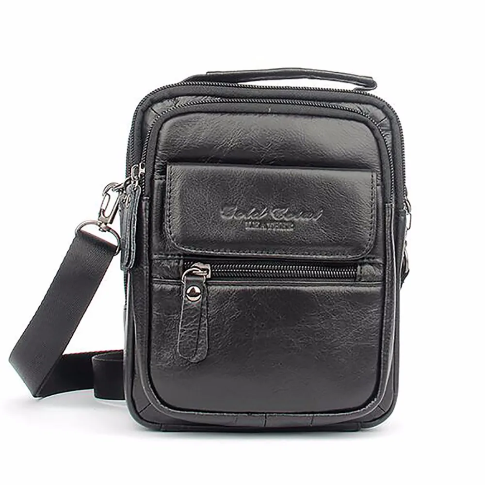 

New Genuine Leather Cowhide Men Handbag Tote Bags Famous Brand Fashion Trend Cross Body Designer Business Messenger Shoulder Bag