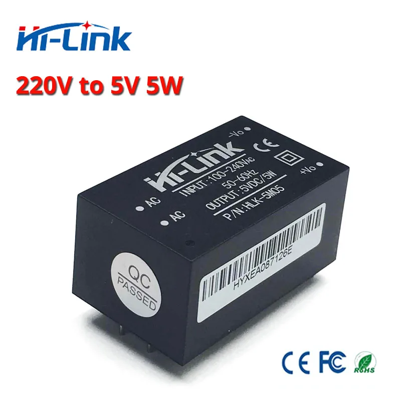 HLK 5M03 5M05 5M09 5M12 AC DC 220V 3 V/5V /12 изолированный понижающий модуль питания домашняя