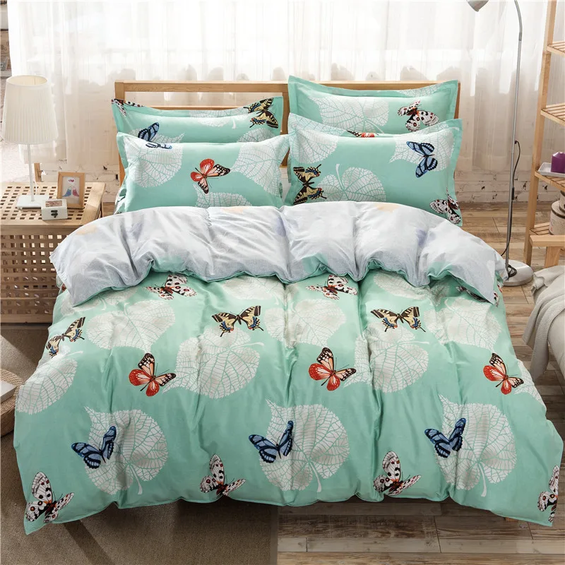 2017 New Arrival Green Color Butterfly Printed Beautiful Butterfly