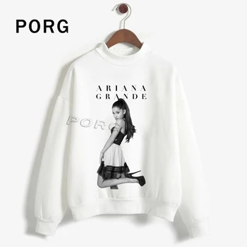 

Ariana Grande Sweatshirt Women Round Neck Gothic Streetwear Harajuku Sudadera Mujer 2019 New Women Clothes Long Sleeve Hoodies