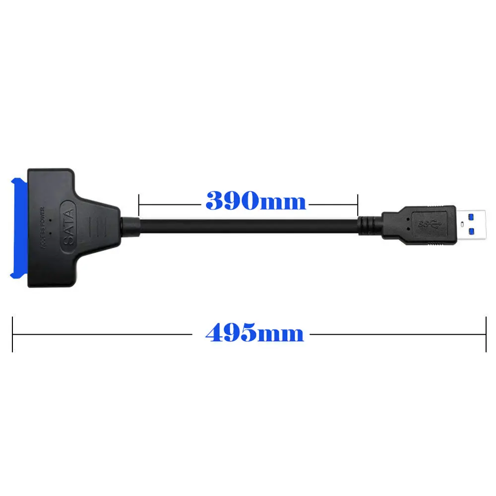 Ingelon USB 3.0 to SATA 3 2.5 Inch SSD 22pin Hard Disk Driver Adapter Cable Super Speed Wholesale Computer Cables & Connectors (5)