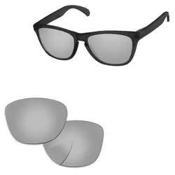 Хромированное зеркало поляризованные Сменные линзы для Frogskins LX Солнцезащитные очки Рамка 100% UVA и UVB Защита