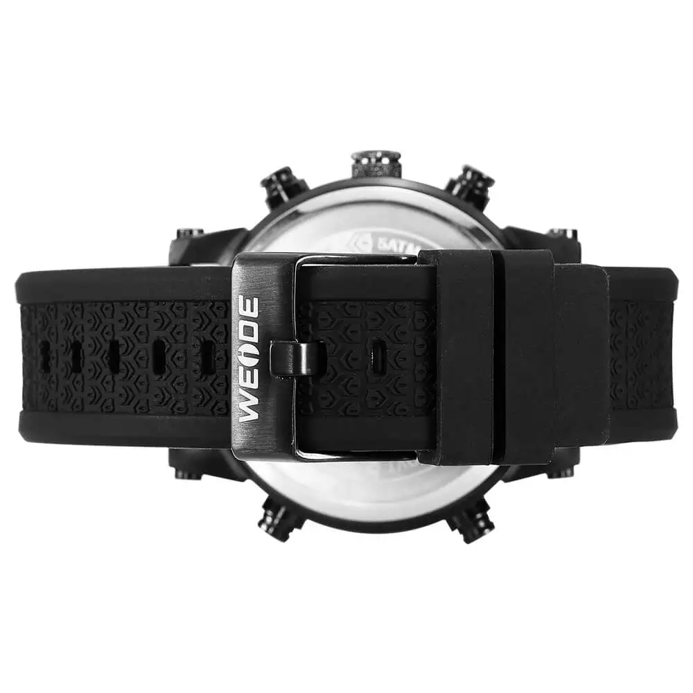 WEIDE luxury Genuine LCD digital Sport fitness watch alarm clock men Water Resistant Analog Quartz watches box original lmen's