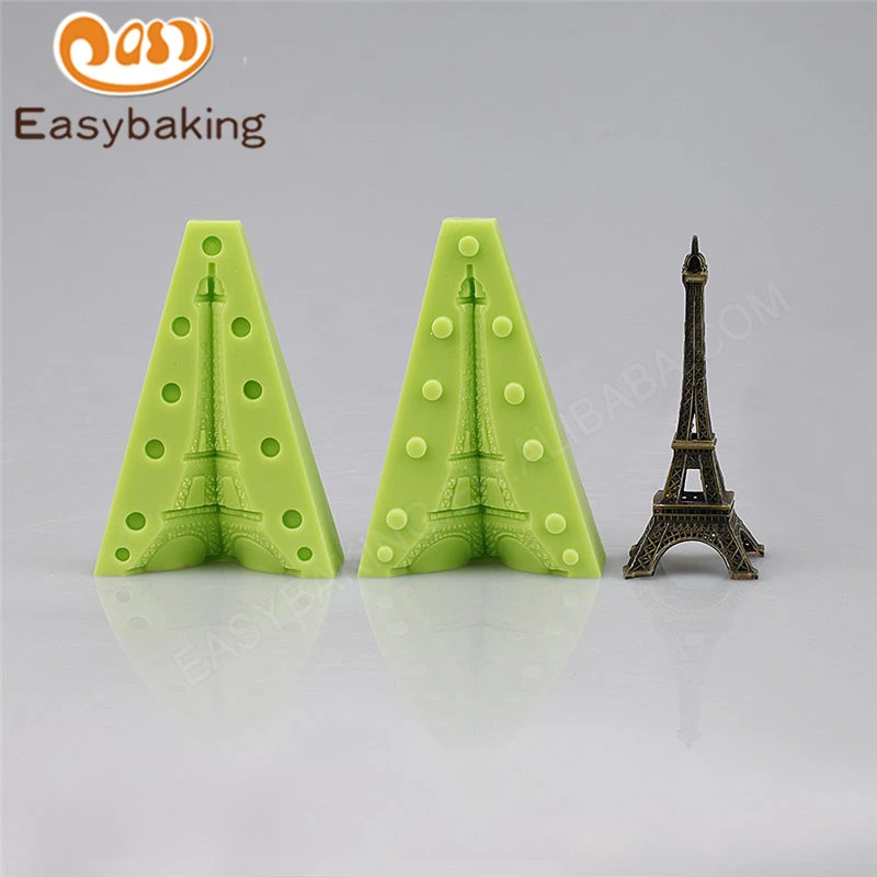 Ensemble De Deux Moules En Silicone A Assembler Pour Faire Un Tour Eiffel 3d Moule A Fondant Pour Gateau Outils De Decoration Art Et Artisanat 2 Pieces Par Lot Aliexpress