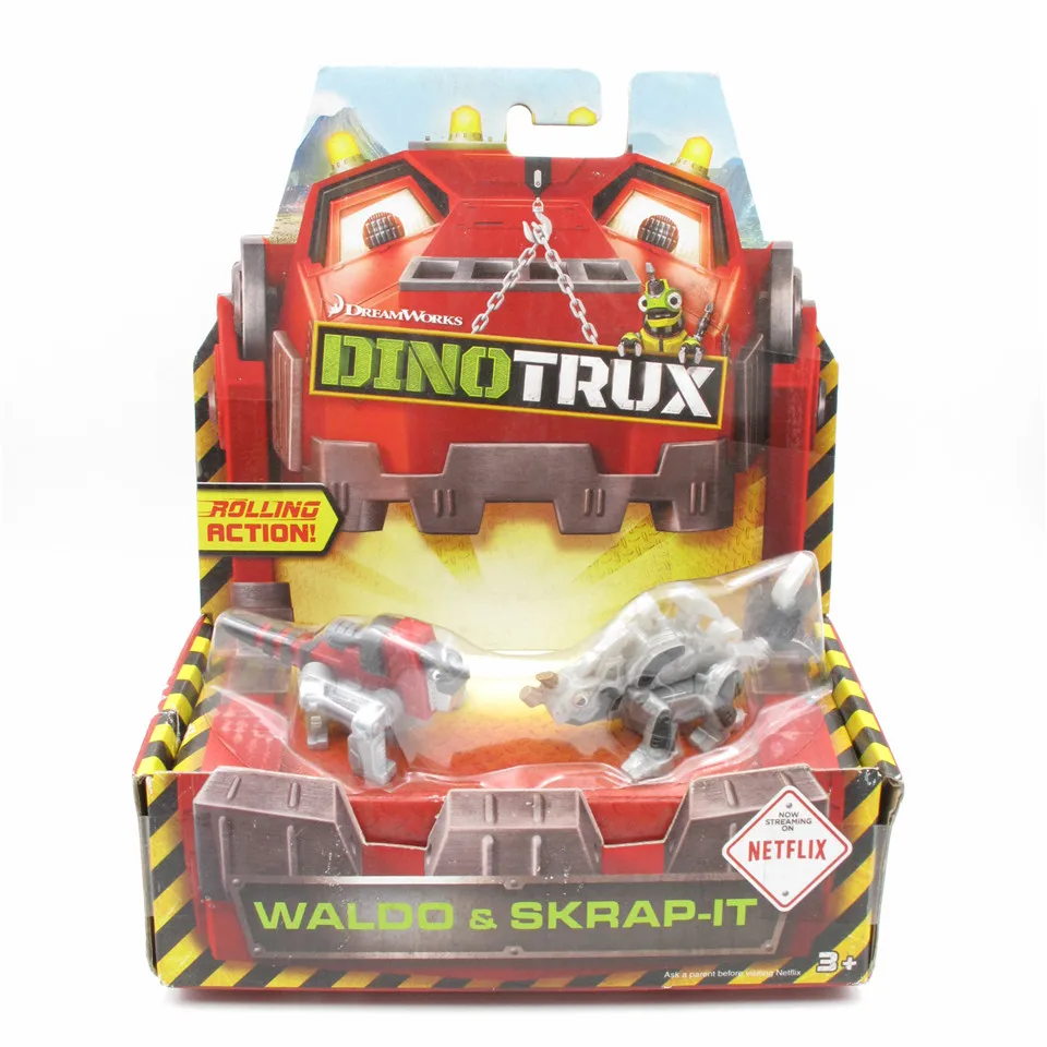 Dinotrux игрушечный автомобиль WALDO и динозавр игрушки для детей модели динозавров