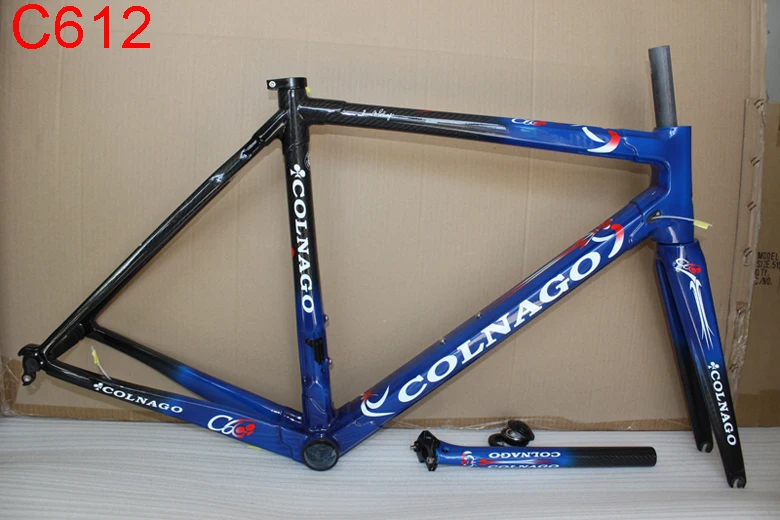 C611 красный черный Colnago C60 карбоновая рама для шоссейного велосипеда Глянцевая рама набор подходит как для DI2, так и для механического