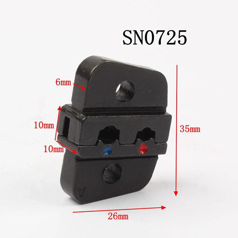 SN0725 штамповочные наборы Мини Европейский стиль для обжима SN плоскогубцы серии ручной обжимной инструмент и для SN-0725 обжимной инструмент 0,5-мм2 челюсти