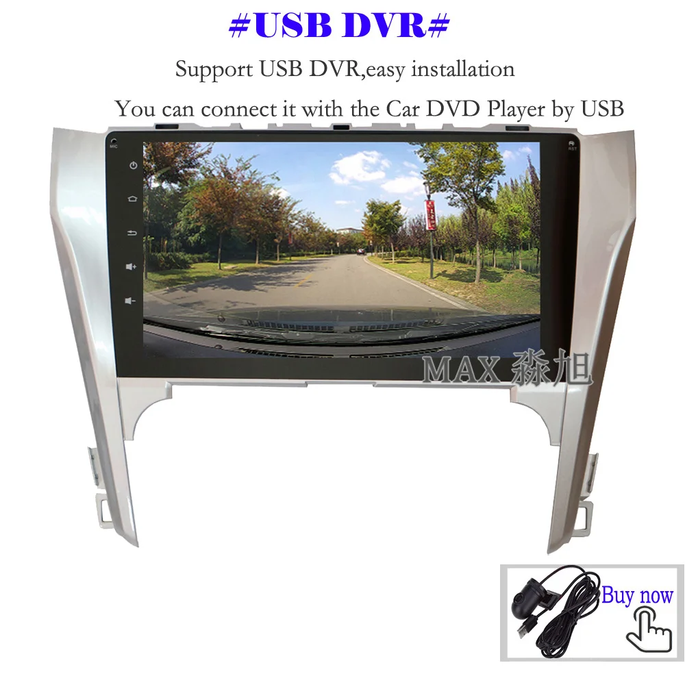 Sale MAX Android 8.1.0 Car DVD Player for Toyota Camry 55 2012 2013  2014 Car Radio RDS 4G WiFi SWC GPS Navigation System Free Map 15