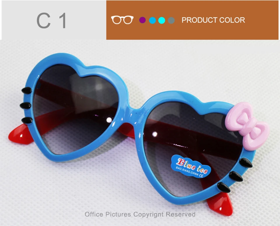 jumlai Brand New Kids Goggles Children Sunglasses Kids Protection Sun Glasses Girls Cute Cool Glasses cool (3)