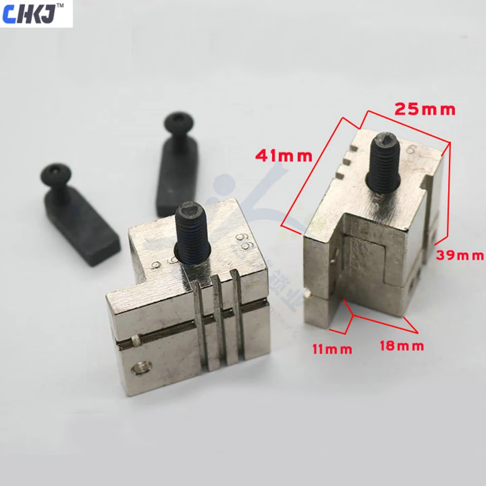

CHKJ 2PCS/LOT Original Steel Fixture Clamp For 988C Vertical Multi-function Key Cut Machine Locksmith Accessories Free Shipping