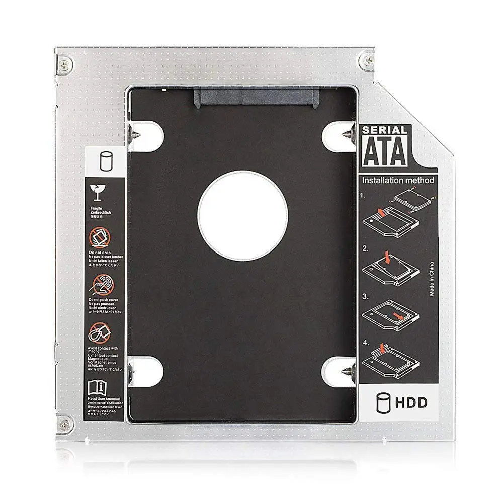 Ingelon SSD HDD Caddy 12 7mm Aluminum 2nd Hard Disk Drive Caddy Case Adapter For Universal 1 Ingelon SSD HDD Caddy 12 7mm Aluminum 2nd Hard Disk Drive Caddy Case Adapter For Universal 2