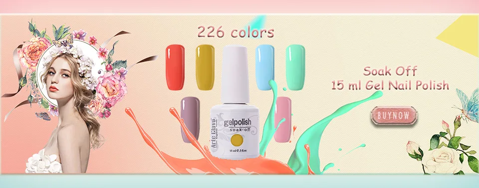 Caixa de Presente para Manicure Arte Clavo Pces - Kit Unha Gel Polonês uv Resina Embeber Fora Verniz Semi Conjunto Permanente 8 ml 6 2 unha gel polonês caixa de presente para