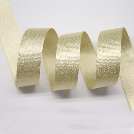 YAMA Silver Purl Satin Ribbon 19 22 25 38 mm 3/4