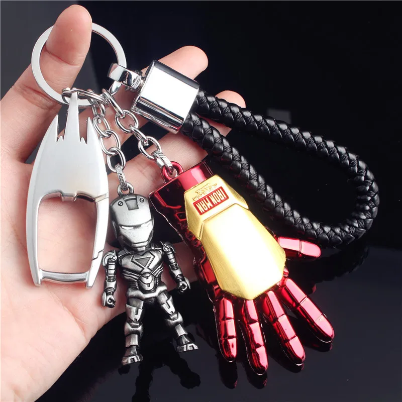 Thor Hammer металлический брелок Мстители эндгейм супергерой Тор оружие Железный человек брелок для ключей мужские автомобильные женские сумки аксессуары - Цвет: --W51-