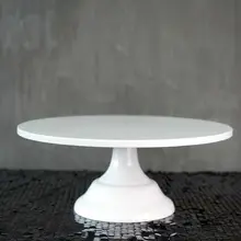 Grand baker tortenständer 12 zoll weiß hochzeit fondantkuchen zubehör display platte für party dekoration backformen