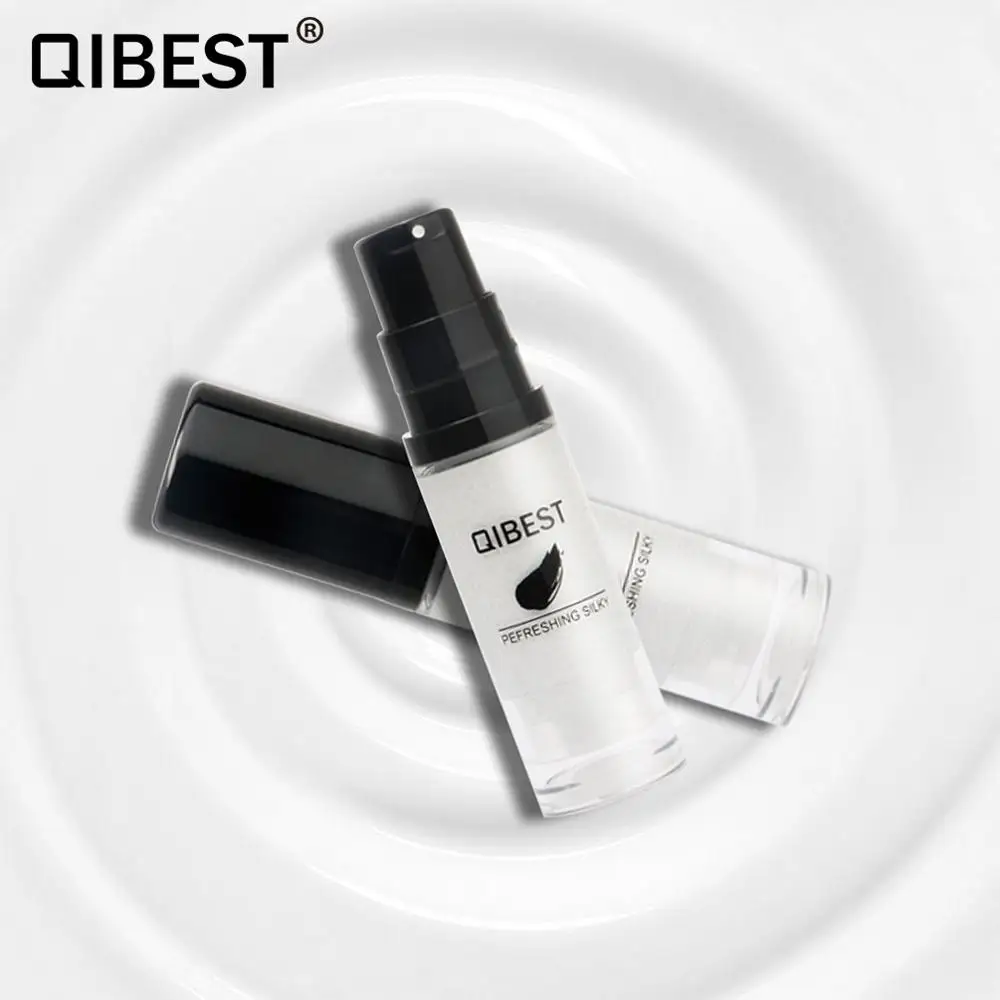 

Qibest change color face foundation white cream 5ML waterproof long lasting shows different on skin base liquid concealer QB024