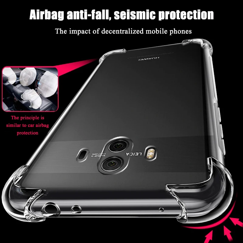 Soft TPU Silicone Case For Huawei P20 Lite Mate 10 Pro 20 Nova 3i 3 Transparent Back Cover Coque Honor 9i 9 lite Capa |