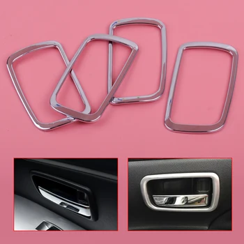 

DWCX Car Silver 4pcs Chrome Inner Door Handle Bowl Cover fit for Mitsubishi ASX Outlander Sport RVR 2011-2014 2015 2016 2017