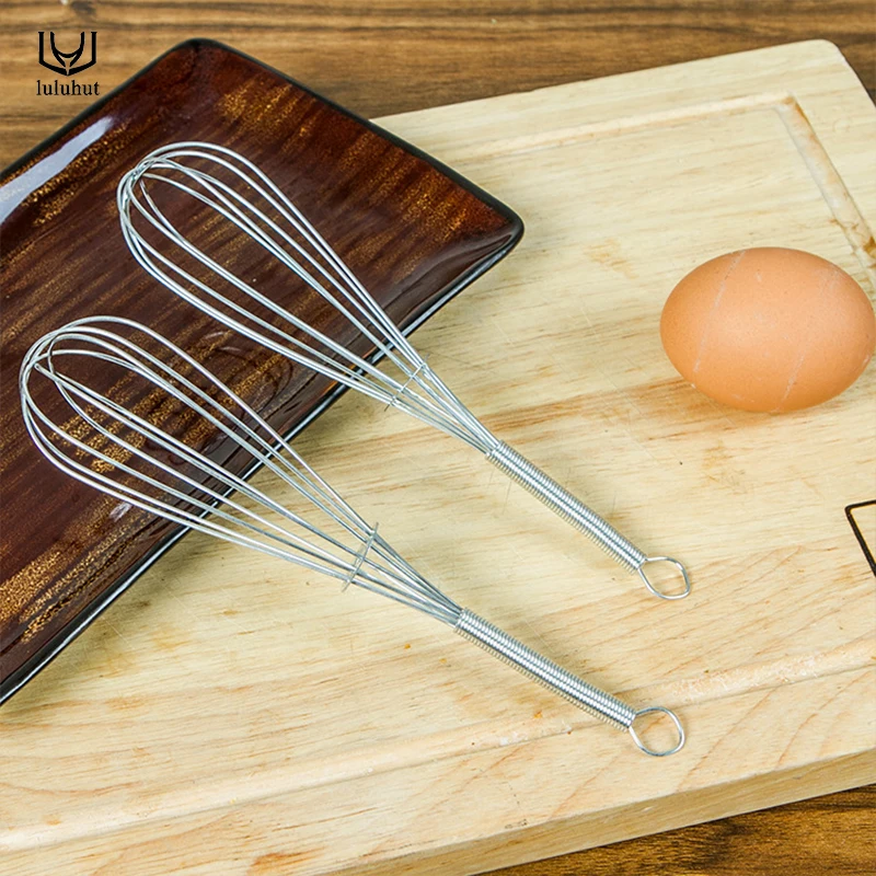 luluhut 1 PC stainless steel manual egg beater egg whisk mixer handle