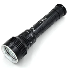 Подводный 100 м черный 8000LM 5L2 5x XML XM-L L2 светодиодный Водонепроницаемый для плавания, дайвинга Дайвинг фонарик лампы