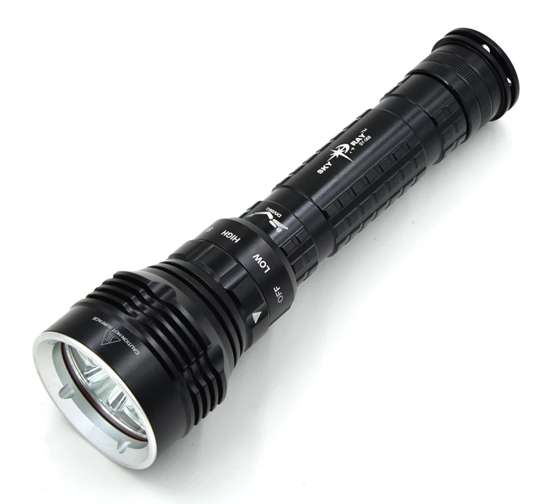

Underwater 100m Black 8000LM 5L2 5x XML XM-L L2 LED Waterproof Swimming Dive Diving Flashlight Torch Lamp