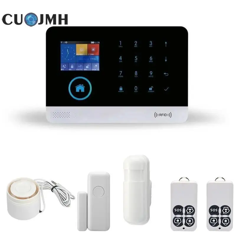 

Rfid Intelligent Voice Anti-theft Alarm Gsm Transport Network Alarm System Intercom Remote Control Autodial Siren Sensor