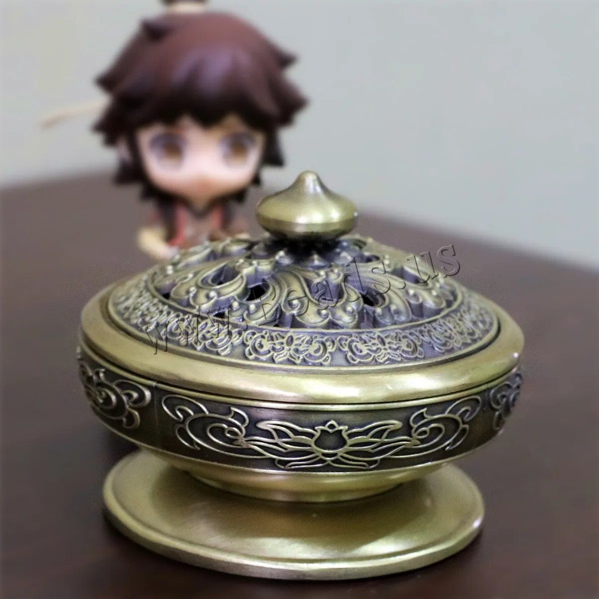Portable Incense Burner Porcelain Coil Censer Incense Holder Ceramic Aromatherapy Furnace Holder Fashion Simple Decoration