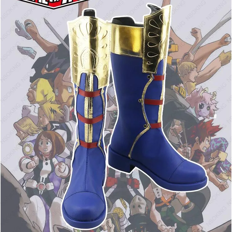 

New My Boku no Hero Academia Todoroki Shoto Cosplay Anime Boots Fahion Shoes Custom-made