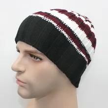 2017 Hot Korean Fashion New Unisex Women Men stripe Winter Autuam Beanies Hats Knitting Hip Hop Outdoor Sport Warm Ski Caps