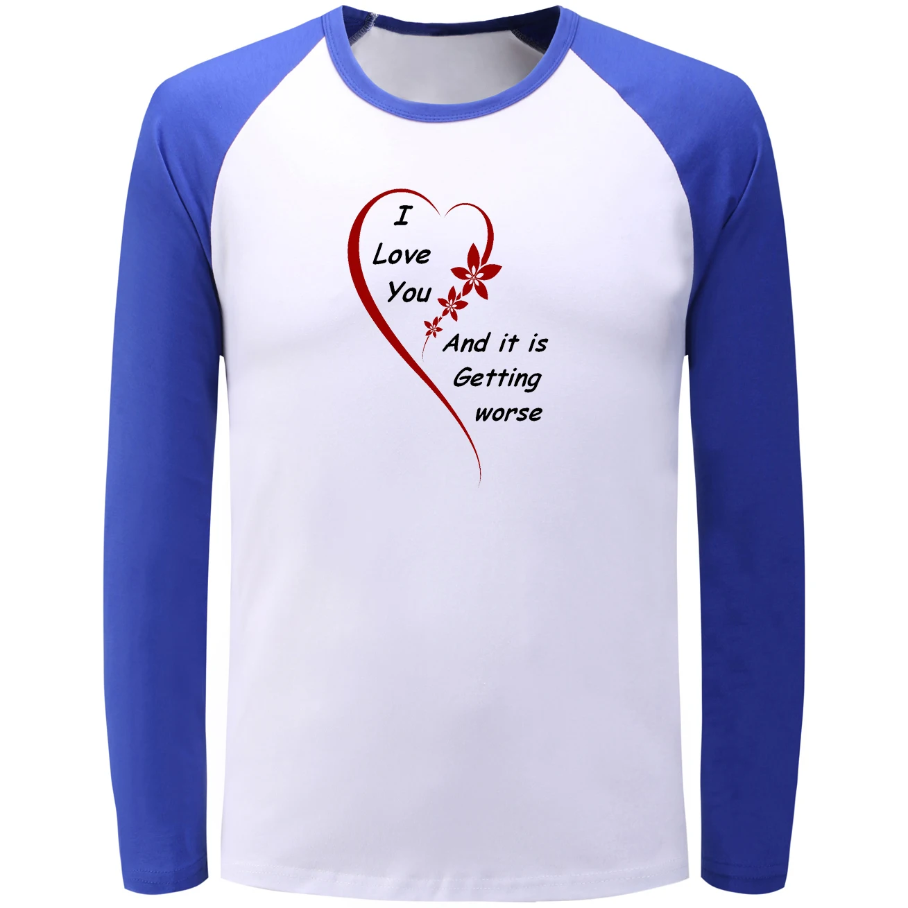 I Love You Love Quotes Lover Tee Long T Shirt for Men Boy Women Girl T shirt Belive There is Good in the Word Be The Good Tshirt in T Shirts from Men s