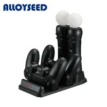 4 в 1 игра быстрое зарядное устройство двойная зарядная док-станция порт база для L/R PS Move для PS4 беспроводной Bluetooth контроллер зарядное устройство