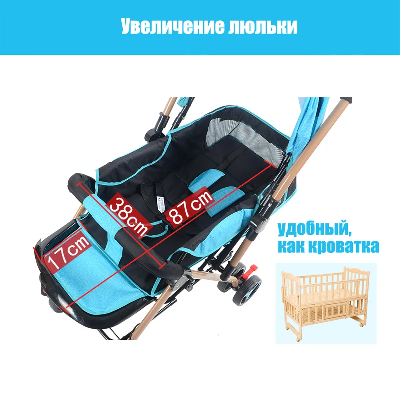 IMBABY складной Детские коляски красивый пейзаж для детей легкая коляска