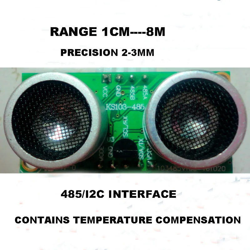 

For Robot module Ultrasonic sensor ks103 1cm-8M 485 i2C interface Ultrasonic distance measuring sensor blind area 1cm