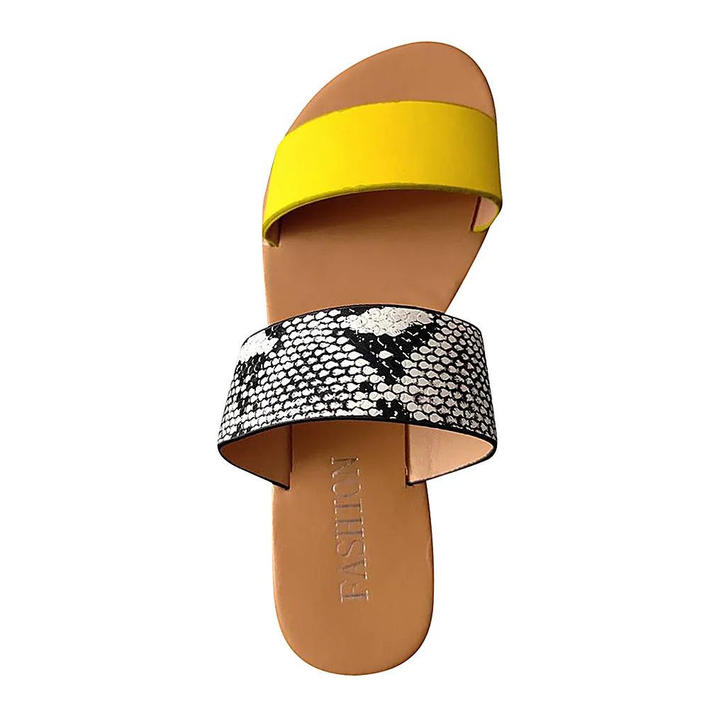 Для женщин Дамские тапочки летние Повседневное монохромный Винтаж в римском стиле из лакированной кожи Большие туфли на плоской подошве; Большой размер Женская обувь con plataforma# N3