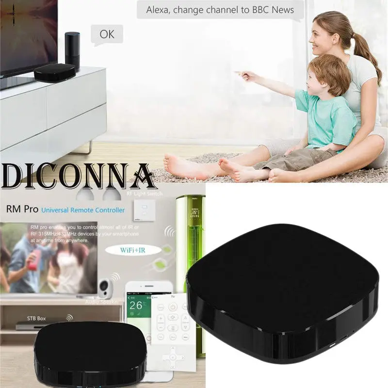 

WIFI Wireless Remote Control Mini Smart Switch Smart Home Automation For TV Air Conditioner IR Infrared work Alexa Google Hot